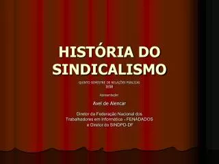 hist ria do sindicalismo