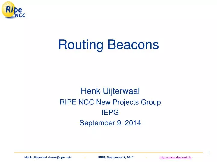 routing beacons
