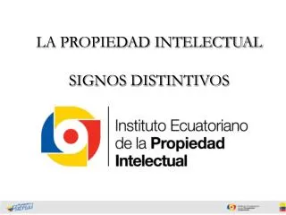 la propiedad intelectual signos distintivos