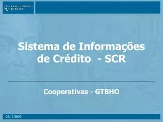 sistema de informa es de cr dito scr