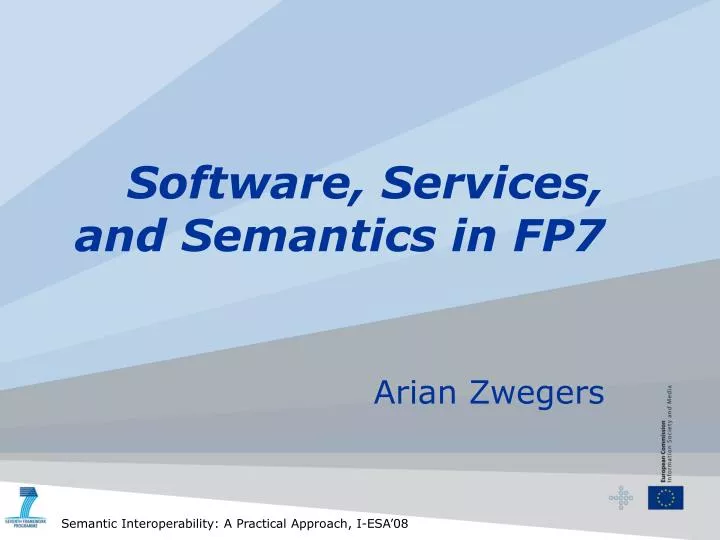 software services and semantics in fp7