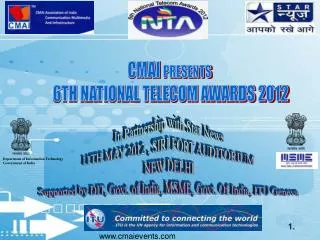 CMAI PRESENTS 6TH NATIONAL TELECOM AWARDS 2012