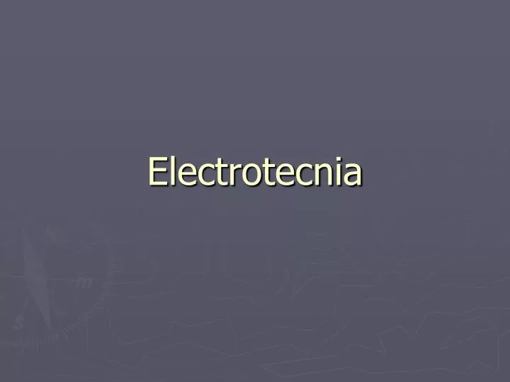 electrotecnia