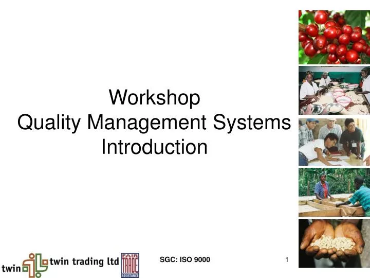 workshop quality management systems introduction