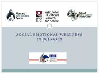 Social Emotional Wellness In Schools