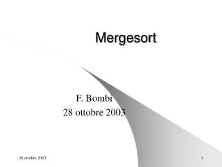 mergesort