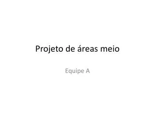 projeto de reas meio