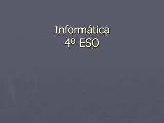 inform tica 4 eso