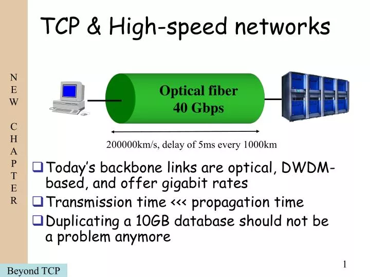 tcp high speed networks