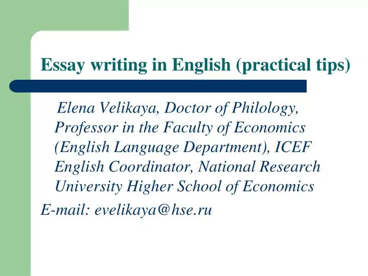 essay writing in english practical tips