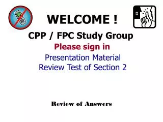 CPP / FPC Study Group