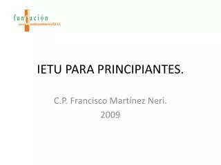 ietu para principiantes