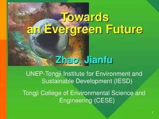Towards an Evergreen Future