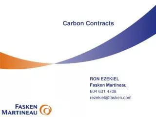 Carbon Contracts