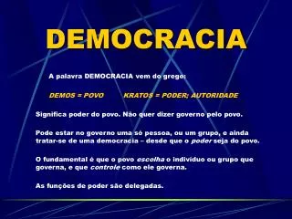 democracia