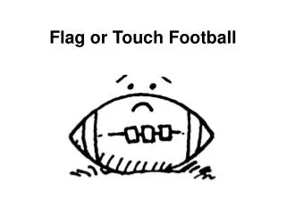 flag or touch football