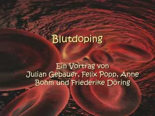 blutdoping