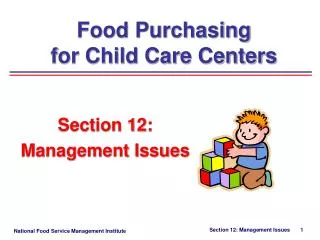 Section 12: Management Issues