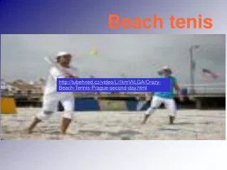 Beach tenis