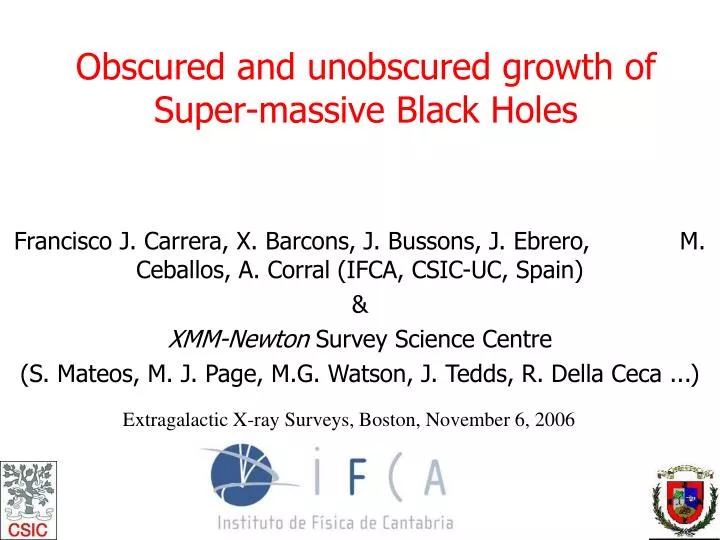 obscured and unobscured growth of super massive black holes