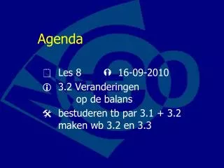 agenda