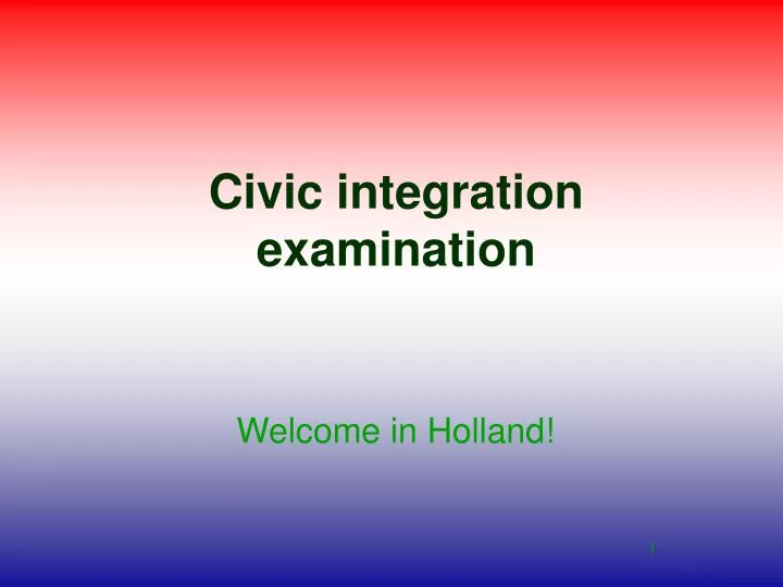civic integration examination