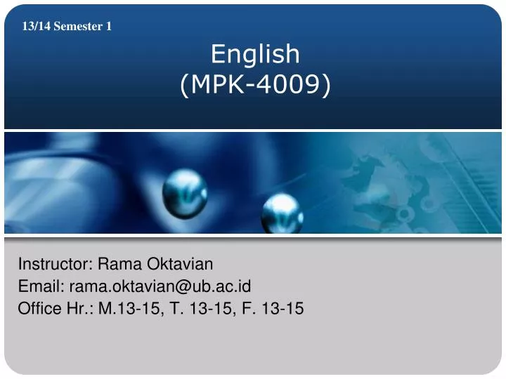 english mpk 4009