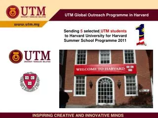 UTM Global Outreach Programme in Harvard