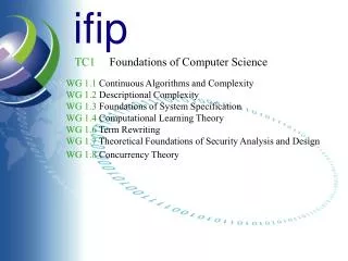 TC1 Foundations of Computer Science