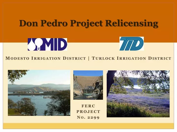 don pedro project relicensing