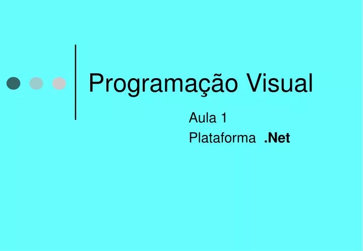 programa o visual