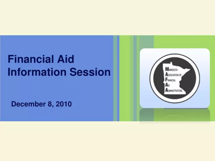 financial aid information session