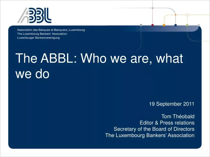 the abbl who we are what we do