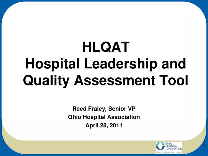 hlqat hospital leadership and quality assessment tool
