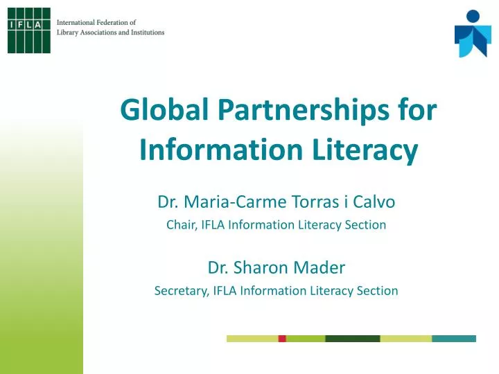 global partnerships for information literacy