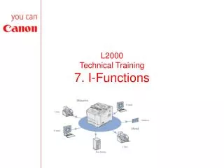 L2000 Technical Training 7. I-Functions