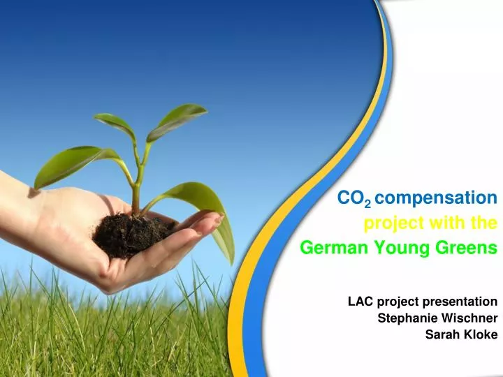 co 2 compensation project with the german young greens