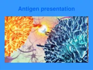 Antigen presentation