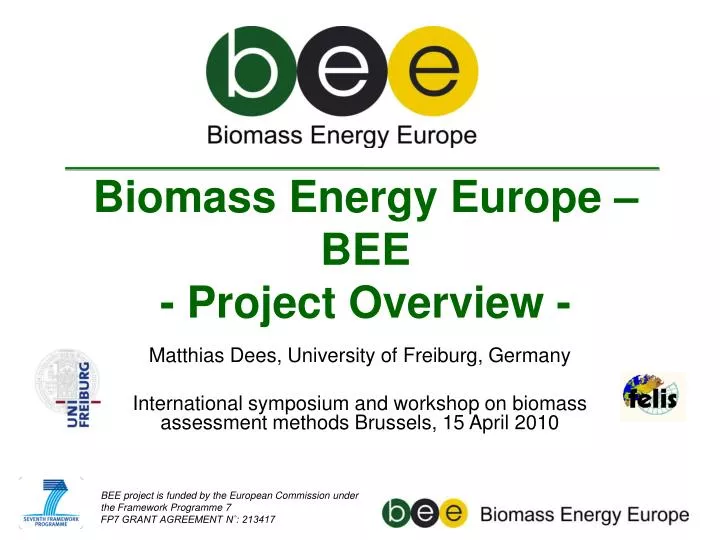 biomass energy europe bee project overview