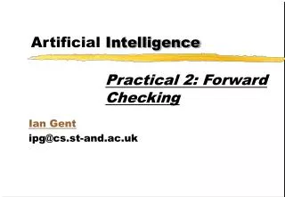 Artificial Intelligence