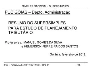 simples nacional supersimples