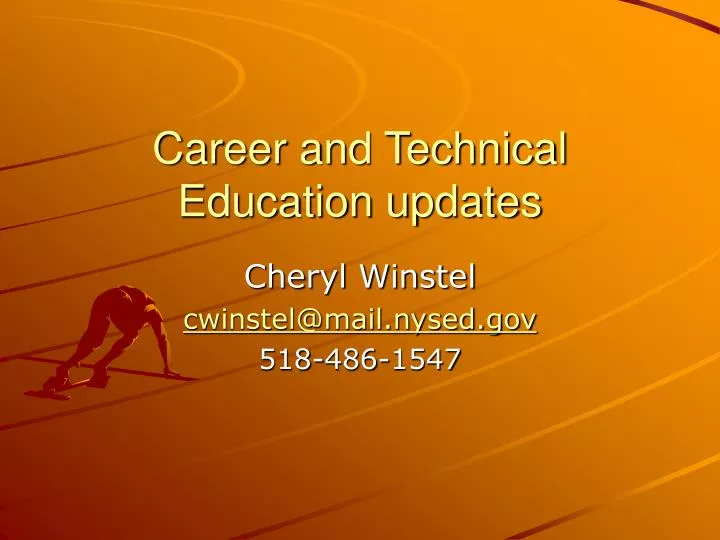 career and technical education updates