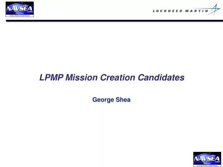 lpmp mission creation candidates