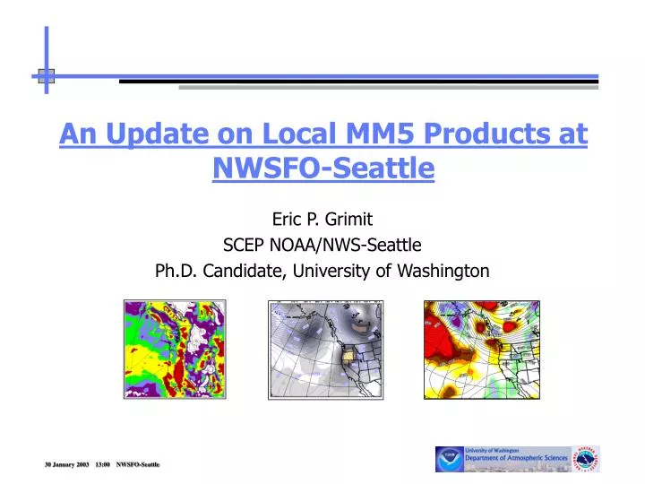 an update on local mm5 products at nwsfo seattle