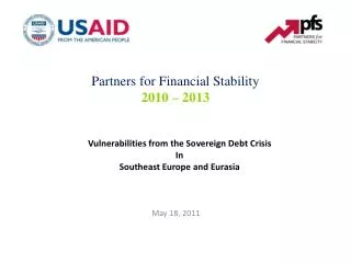 Vulnerabilities from the Sovereign Debt Crisis In Southeast Europe and Eurasia