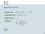 Algemene formule - slide 1
