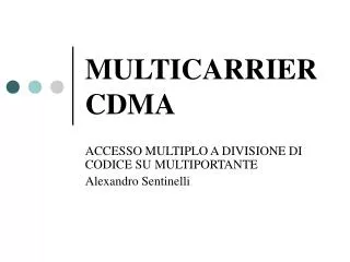 multicarrier cdma