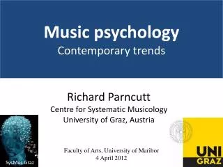 Music psychology Contemporary trends