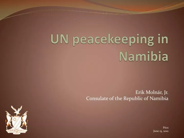 un peacekeeping in namibia