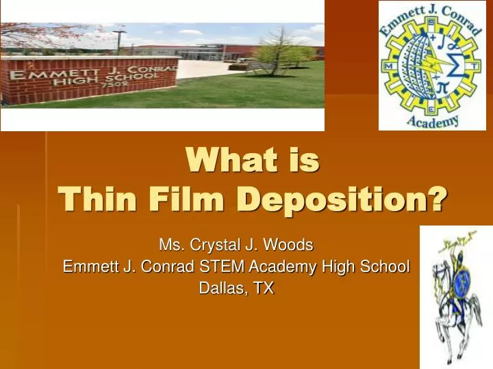 what is thin film deposition